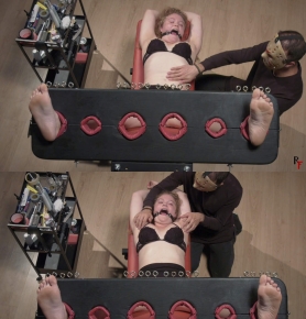 RussianFetish C Vanda C Intense tickling in stocks C Upperbody and Feet