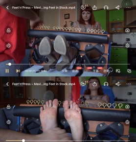 FeetnPress C Mavi First Time Tickling Feet in Stock