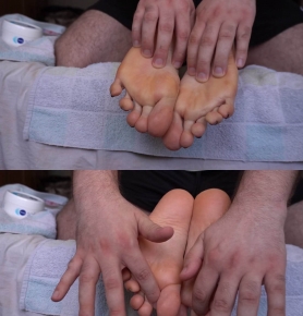 FeetnPress C Manu Facedown Foot Massage (and little tickling)