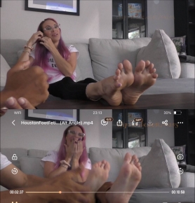 HoustonFootFetish C Vicky V Its the spot not the foot thats ticklish