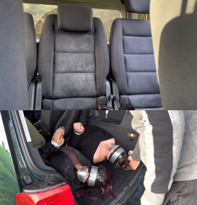 RomyFetish - Taxi driver kidnaps 2 girls to tickle them into his car