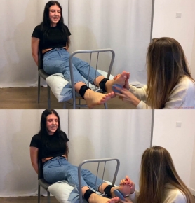 HotGirlsTickling C Nervous 18 years old Katarina gets her soft feet tickled!