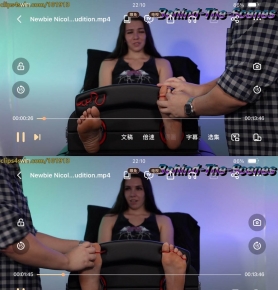 Newbie Nicoles Frantic Foot Tickling Audition