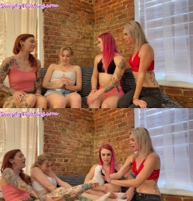 SimplyTickling C Stella Elle and Scarlett Storms Tickle Initiation with Kody...