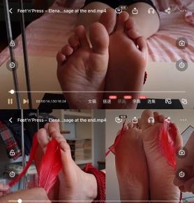 FeetnPress C Elena Footpress Tickling First Time + Massage at the end