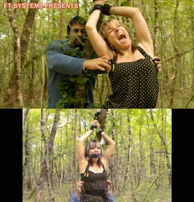 FrenchTickling C Remastered Vintage Series Jessie Is Tickled In The Woods